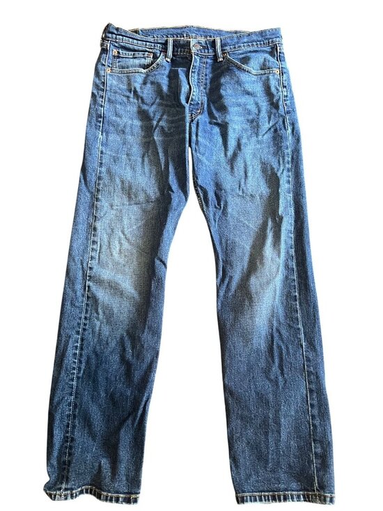 Levi's Other - Levis 505 Straight Leg Jeans W36 L32 Medium Wash Denim Classic Fit Casual